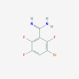 3-Bromo-2,5,6-trifluorobenzimidamide