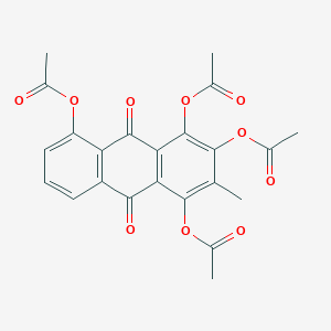 3-Methyl-9,10-dioxo-9,10-dihydroanthracene-1,2,4,8-tetrayl tetraacetate