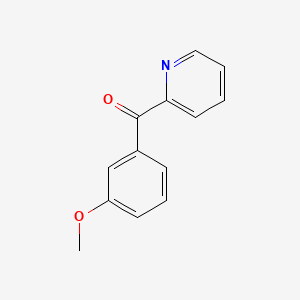 molecular formula C13H11NO2 B1313227 2-(3-甲氧基苯甲酰)吡啶 CAS No. 55030-49-4