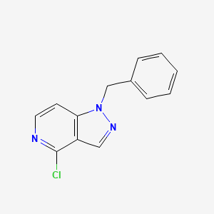 1-benzyl-4-chloro-1H-pyrazolo[4,3-c]pyridine