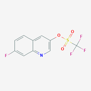 7-Fluoroquinolin-3-yltrifluoromethanesulfonate