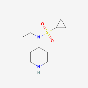 N-Ethyl-N-(piperidin-4-yl)cyclopropanesulfonamide