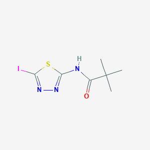 N-(5-Iodo-1,3,4-thiadiazol-2-yl)pivalamide