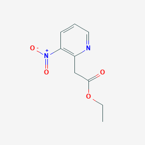 molecular formula C9H10N2O4 B131324 Ethyl 2-(3-nitropyridin-2-yl)acetate CAS No. 154078-83-8