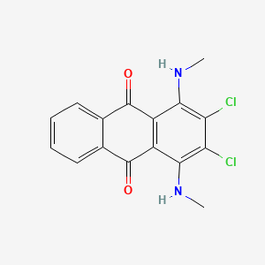 9,10-Anthracenedione, 2,3-dichloro-1,4-bis(methylamino)-