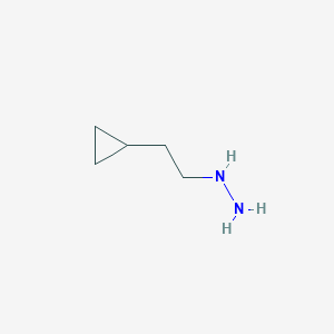 molecular formula C5H12N2 B13132436 (2-Cyclopropylethyl)hydrazine 