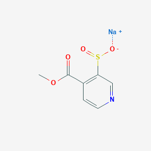 Sodium 4-(methoxycarbonyl)pyridine-3-sulfinate