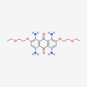 1,4,5,8-Tetraamino-2,7-bis(2-ethoxyethoxy)anthracene-9,10-dione