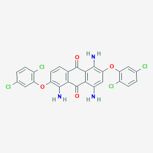 1,4,5-Triamino-2,6-bis(2,5-dichlorophenoxy)anthracene-9,10-dione