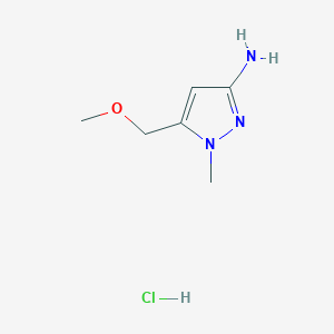 5-(Methoxymethyl)-1-methyl-1H-pyrazol-3-amine hydrochloride