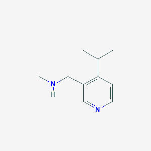 1-(4-Isopropylpyridin-3-yl)-N-methylmethanamine