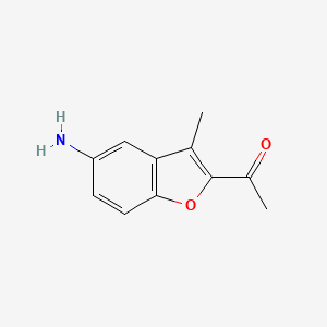 1-(5-Amino-3-methylbenzofuran-2-yl)ethanone