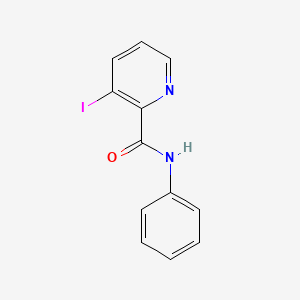 molecular formula C12H9IN2O B1313264 3-碘-N-苯基-2-吡啶甲酰胺 CAS No. 57841-90-4