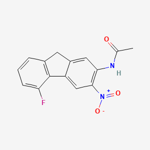 N-(5-fluoro-3-nitro-9H-fluoren-2-yl)acetamide