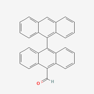 [9,9'-Bianthracene]-10-carbaldehyde