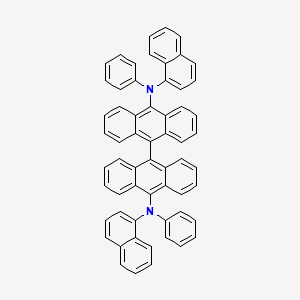 N10,N10'-Di(naphthalen-1-yl)-N10,N10'-diphenyl-[9,9'-bianthracene]-10,10'-diamine