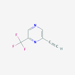 2-Ethynyl-6-(trifluoromethyl)pyrazine