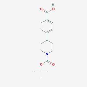 B131327 4-(1-(Tert-butoxycarbonyl)piperidin-4-yl)benzoic acid CAS No. 149353-75-3