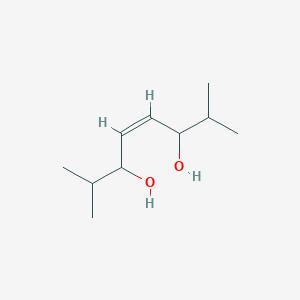 molecular formula C10H20O2 B13132710 (Z)-2,7-dimethyloct-4-en-3,6-diol 