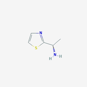 molecular formula C5H8N2S B1313272 (S)-1-(噻唑-2-基)乙胺 CAS No. 623143-42-0