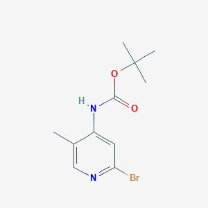 tert-Butyl (2-bromo-5-methylpyridin-4-yl)carbamate