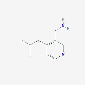 (4-Isobutylpyridin-3-yl)methanamine