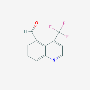 4-(Trifluoromethyl)quinoline-5-carbaldehyde