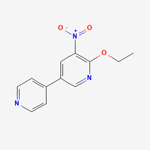 6-Ethoxy-5-nitro-3,4'-bipyridine