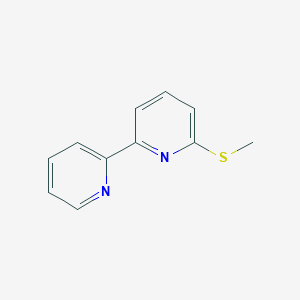 molecular formula C11H10N2S B13132840 6-(Methylthio)-2,2'-bipyridine CAS No. 219753-23-8