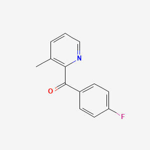 B1313285 2-(4-Fluorobenzoyl)-3-methylpyridine CAS No. 367948-91-2