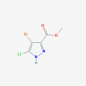 Methyl 4-bromo-5-chloro-1H-pyrazole-3-carboxylate