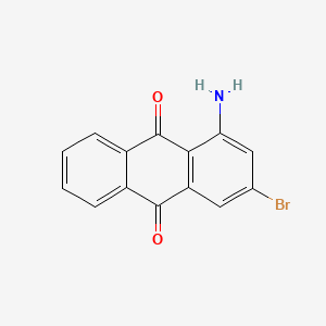 molecular formula C14H8BrNO2 B13132872 1-Amino-3-bromoanthracene-9,10-dione CAS No. 6375-37-7