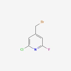 4-(Bromomethyl)-2-chloro-6-fluoropyridine