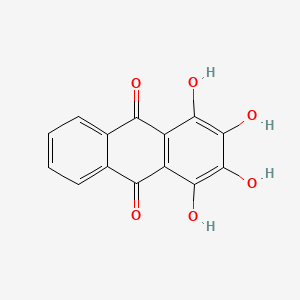 molecular formula C14H8O6 B13132896 1,2,3,4-Tetrahydroxyanthracene-9,10-dione CAS No. 69280-84-8