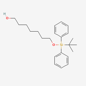 B1313293 1-Heptanol, 7-[[(1,1-dimethylethyl)diphenylsilyl]oxy]- CAS No. 191476-08-1