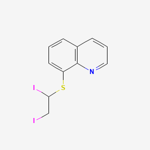 8-((1,2-Diiodoethyl)thio)quinoline