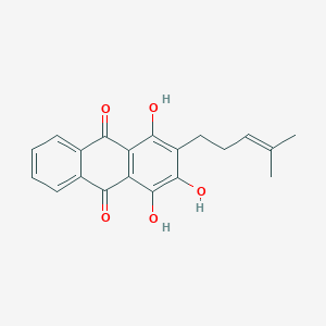 1,2,4-Trihydroxy-3-(4-methylpent-3-en-1-yl)anthracene-9,10-dione