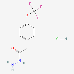 2-(4-(Trifluoromethoxy)phenyl)acetohydrazide hcl