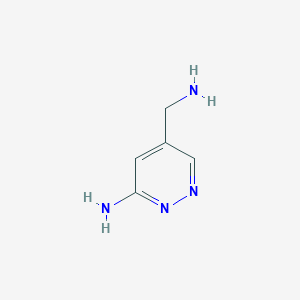 5-(Aminomethyl)pyridazin-3-amine