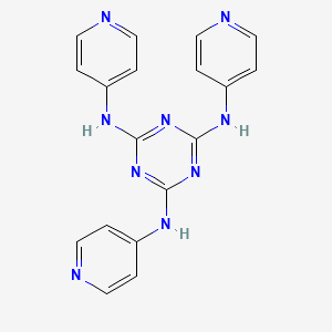 N2,N4,N6-Tri(pyridin-4-yl)-1,3,5-triazine-2,4,6-triamine