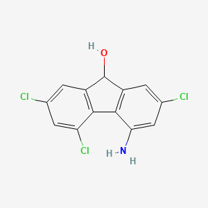 4-Amino-2,5,7-trichloro-9h-fluoren-9-ol