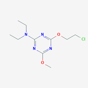 4-(2-Chloroethoxy)-N,N-diethyl-6-methoxy-1,3,5-triazin-2-amine