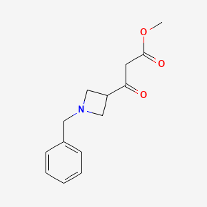 Methyl 3-(1-benzylazetidin-3-yl)-3-oxopropanoate