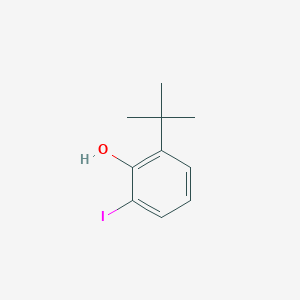 molecular formula C10H13IO B13133083 2-Tert-butyl-6-iodophenol 