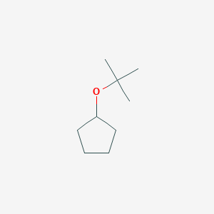 molecular formula C9H18O B13133120 tert-Butoxycyclopentane CAS No. 95363-59-0