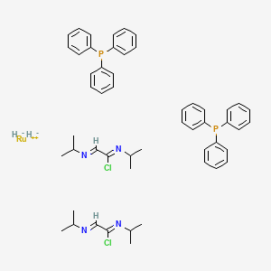 Chloro[1,2-di(isopropylimino)ethane]hydridobis(triphenylphosphine)ruthenium(II)