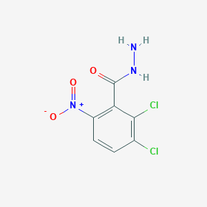 molecular formula C7H5Cl2N3O3 B13133169 2,3-Dichloro-6-nitrobenzohydrazide 