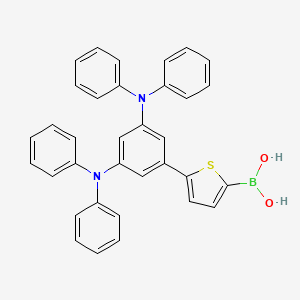 (5-(3,5-Bis(diphenylamino)phenyl)thiophen-2-yl)boronic acid