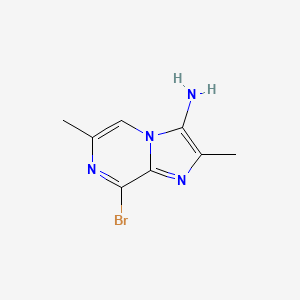 8-Bromo-2,6-dimethylimidazo[1,2-a]pyrazin-3-amine