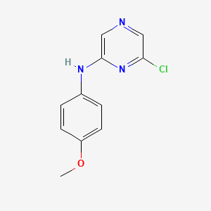 6-chloro-N-(4-methoxyphenyl)pyrazin-2-amine